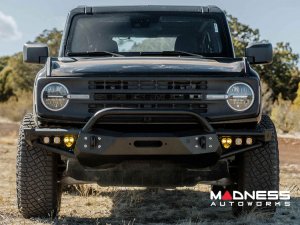Ford Bronco Light Upgrade - Hybrid Front Bumper - SAE LED Light Kit